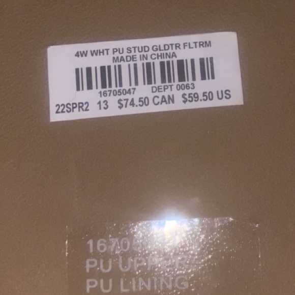 Torrid NBW white gladiator platform sandals - Picture 5 of 5